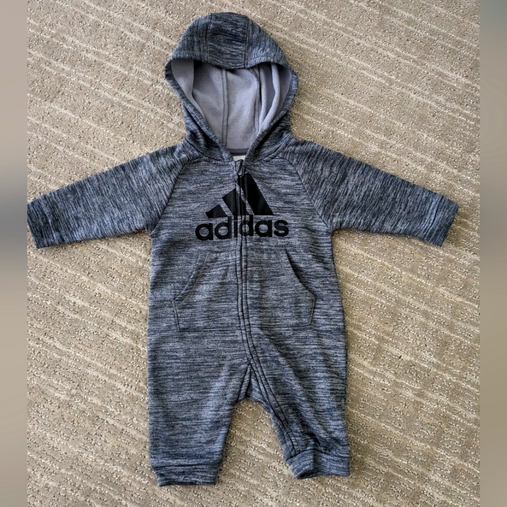 Adidas Baby Fleece Hooded Coverall